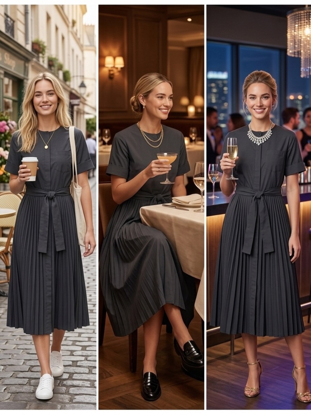 ⭐️⭐️⭐️ Kobi Halperin Loretta Pleated Midi Dress